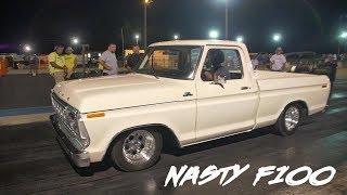 ONE INSANE F100 FORD TRUCK! THIS THING IS FAST AND DEADLY