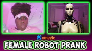 Female Robot Prank on OMEGLE!
