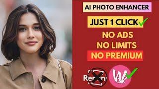 Photos Edit Like Remini Without App (Only 10sec)! | BEST AI Image Increaser 2024