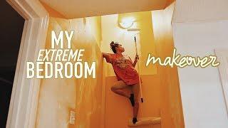 My EXTREME Bedroom Makeover/Transformation! | (Girls bedroom tour)