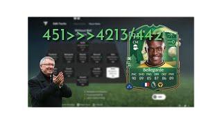 Why 451 = 4321 is the Best Formation Custom Tactics & ! 4213/442 FT  Bellegarde Ultimate Team FC25 