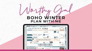 Boho Winter Sticker Kit | Plan With Me December 2022