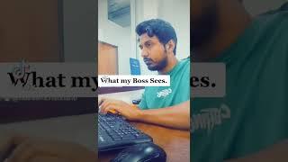 When your boss watching you..