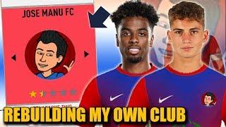 REBUILDING MY OWN CLUB!!! JOSEMANU FC - FIFA 20 Create my Club