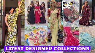 Buy Latest Chiffon Sarees/Gown with pallu /Latest Indian Outfits/Party Wear Gowns/My life n Fashions