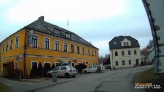 CZ: Frymburk nad Vltavou (Friedberg). Jihočeský kraj. Exploring the town. February 2017