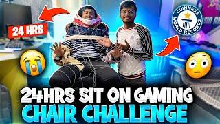 World Record 24 Hrs Sit On Gaming Chair Challenge  Gone Wrong