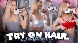 Crop Tops  / Try on Haul (in the dressing room) ️ Emily Lu