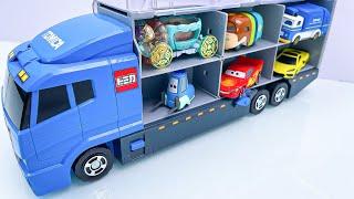 12 Disney Cars | Unboxing And Experience The Disney fleet Hidden In The Tomica Convoy! | Fun Cars