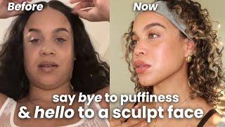 How to transform your face without surgery | 4 steps to *actually* depuff & sculpt your face