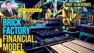 Revenues. Brick production financial model / business plan from scratch. Part 14. MS Excel tutorial