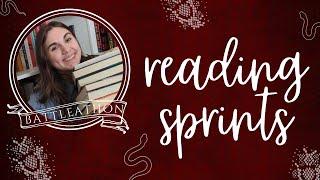 come read with me for battleathon! ⭐ live reading sprints