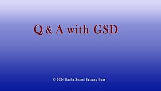 Q & A with GSD 128 with CC