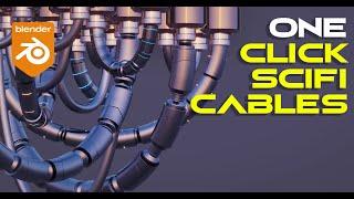 ONE click SCIFI cables in Blender