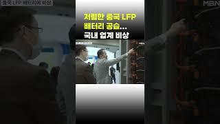 [이슈 직진] 저렴한 중국 LFP 배터리 공습...국내 업계 비상 #shorts #뉴스7 | MBN 230829 방송