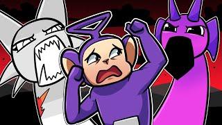 ESCAPE FROM HUNGRY SPRUNKI! | Tinky Winky Plays: Roblox Sprunki Obby