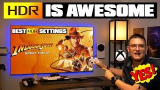 Indiana Jones and the Great Circle - Best HDR Settings PC - HDR Tech Review - Great HDR On PC