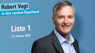 Robert Vogt - Landratskandidat - Liste 1 FDP Allschwil