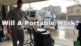 Starting a carpet cleaning business with a Portable