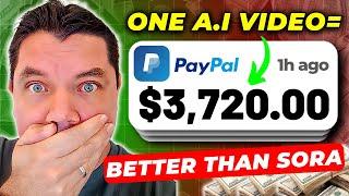 I Made $3,720 In PASSIVE INCOME With a 30 Second AI Video (BETTER THAN SORA)