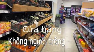 Vào cửa hàng không người trông. Cuộc sống nông thôn ở Đức