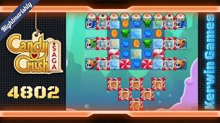 Candy Crush Saga Level 4802 - Nightmarishly Hard Level - No Boosters