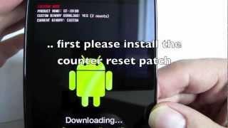 How to Counter Reset ICS 4.0.3 and Remove Triangle on Samsung Galaxy S2 I9100