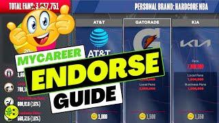 NBA 2K24 Endorsements Explained MyCAREER