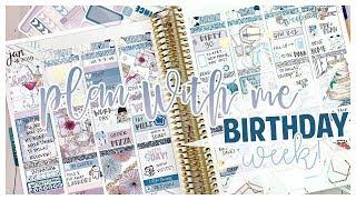 Plan With Me ️ My Birthday Week! ️ Ft. Soda Pop Studio