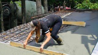 Concrete Ceiling Slab Pour | Our House Build