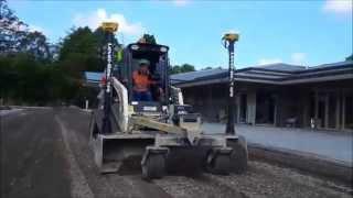 Level-Best GPS Grader on Track loader