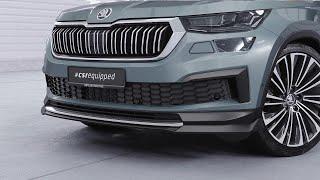 Front Splitter for Skoda Kodiaq FaceliftㅣCSL759ㅣ@csr-automotive