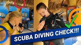 HOW TO DO A SCUBA DIVING SAFETEY CHECK?