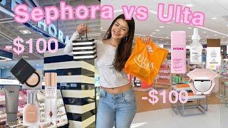 $100 at Sephora vs Ulta ️