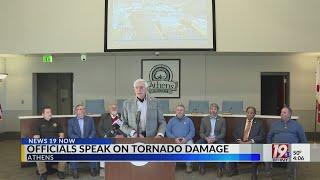 Athens Officials Speak on Tornado Damage | Jan. 2, 2025 | News 19 at 4 p.m.