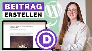 Wordpress Blogbeitrag erstellen & designen mit Divi ️ So wird's perfekt! (Blogbeiträge schreiben)