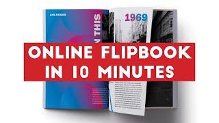 FAST and EASY way to create an Online Flipbook!