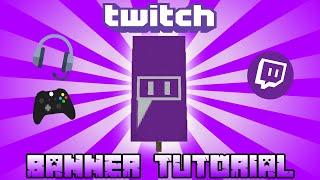 Minecraft Banner tutorial - How to make a Twitch Banner