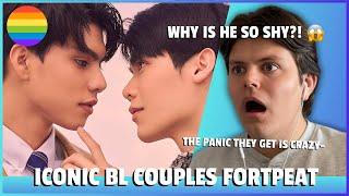 Reacting To ICONIC BL COUPLES! FORTPEAT (THE CHAOTIC PANIC WHEN THEY KISS!!)