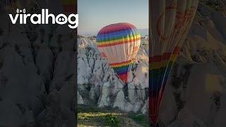 Hot Air Balloon Crashes in Cappadocia, Turkey || ViralHog