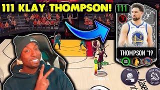 111 OVR GOAT ICONIC MASTER KLAY THOMPSON GAMEPLAY! NBA LIVE MOBILE SEASON 8