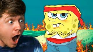 Capi Reacts to SPONGEBOB But He's a RAPPER! (Crazy)