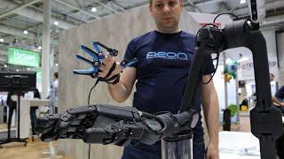 Aeon Robotics DROID humanoid robot at Hannover Messe 2022