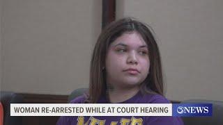 Jessica Garza rearrested while at court hearing for 2023 shooting