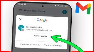 Cómo CERRAR SESION EN GMAIL EN CELULAR 2024