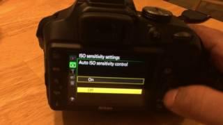 How to change ISO on Nikon D3400