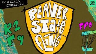 2024 Beaver State Fling | FPO R2F9 | Cox, Ryan, Scoggins, Steen | Jomez Disc Golf