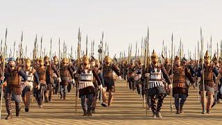 4,800 Painted One Vs 4,800 Cimmerian Noble Infantry | Total War Rome 2