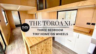 Ruru Tiny Homes: The Toroa XL - Three bedrooms tiny home on wheels