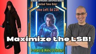 Characters to maximize new LSB's, also rush GAS or even.. Lord Vader?